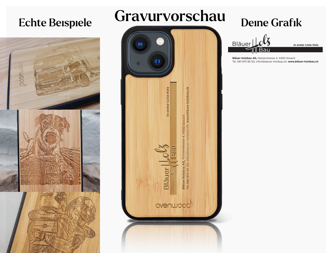INDIVIDUEL iPhone 15 Pro bambou plastique